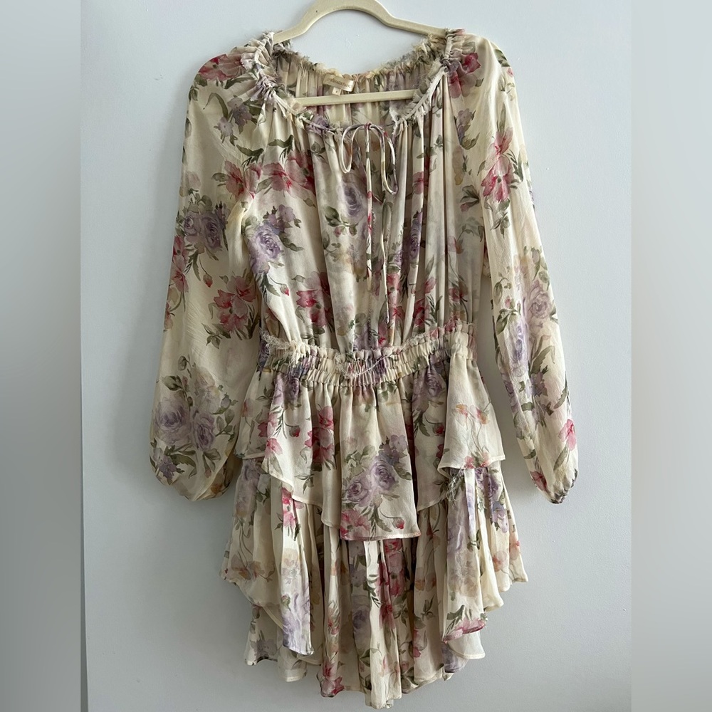 LoveShackFancy floral dress SMALL